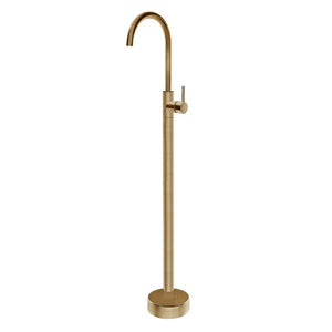 BS07.04 Pentro Round Brushed Yellow Gold Solid Brass Freestanding Mixer