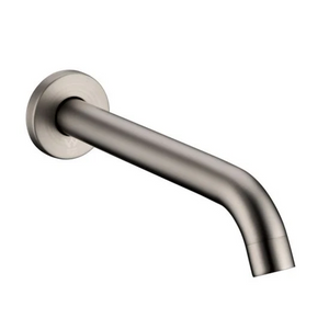 BU0012.BS LUCID PIN SERIES ROUND BRUSHED NICKEL BATHTUB/BASIN WALL SPOUT