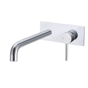 CH0144-2-EX.BM LUCID PIN SERIES CHROME WALL MIXER WITH ROUND SPOUT