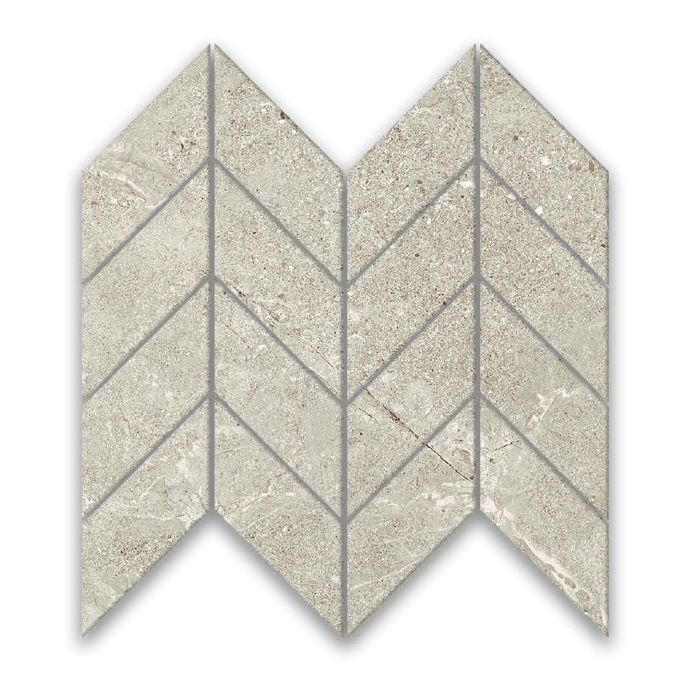 VT-MR713-7 ORBAT LIGHT GREY MOSAIC 300X269MM -CHEVRON