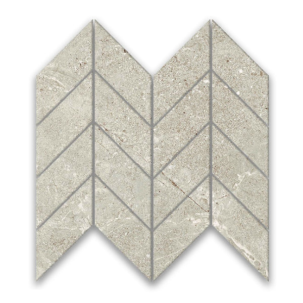 VT-MR713-7 ORBAT LIGHT GREY MOSAIC 300X269MM -CHEVRON