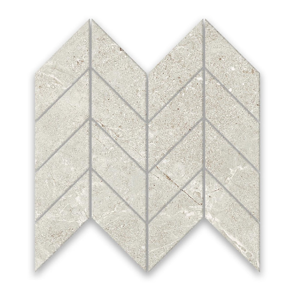 VT-MR711-7 ORBAT WHITE MOSAIC 300X269MM -CHEVRON