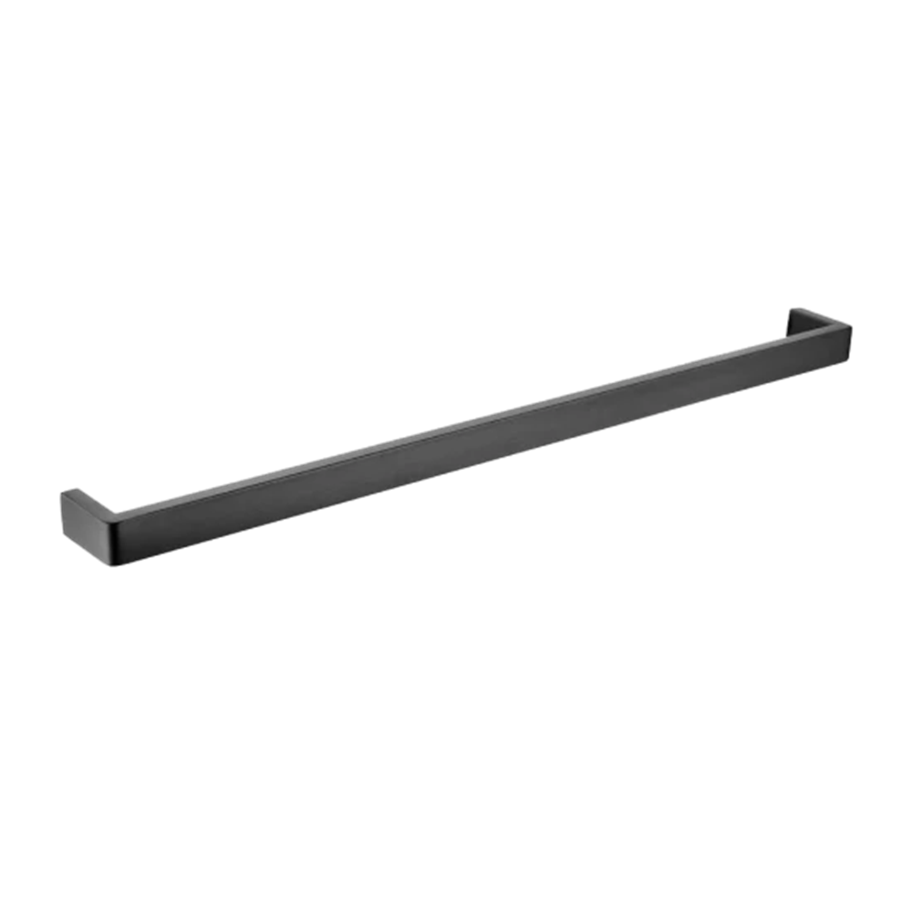 GM7001.8.TR IVANO SERIES SQUARE GUN METAL GREY SINGLE TOWEL RAIL 800MM