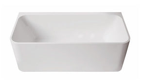 SY-193-150 Helix Collection Back To Wall Bathtub 1500mm (Long) x 750mm (Wide) x 600mm (Height)