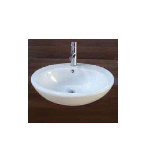 WB 5043 COMO Semi-Recess Oval Basin
