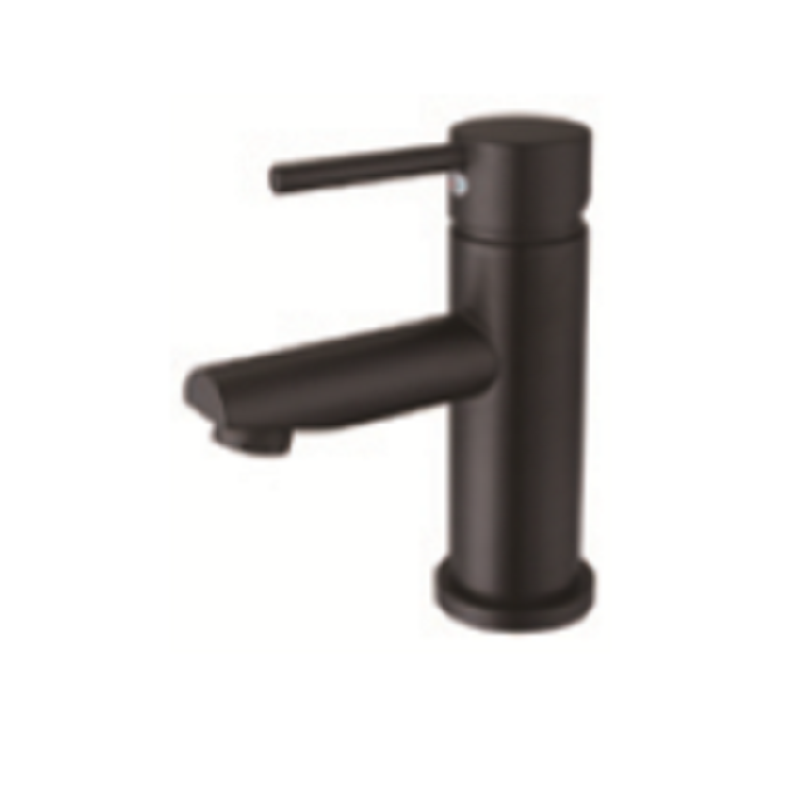 WT 6651BK CURO Pin Handle Basin Mixer Matt Black finish