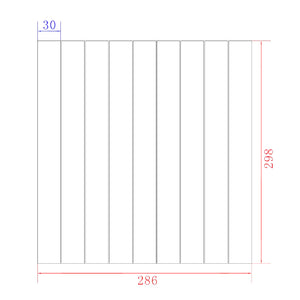 VT-MR711-8 ORBAT WHITE MOSAIC 300X269MM -STRIP