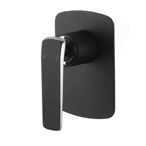 WM46.03 Esperia Matte Black & Chrome Wall Mixer