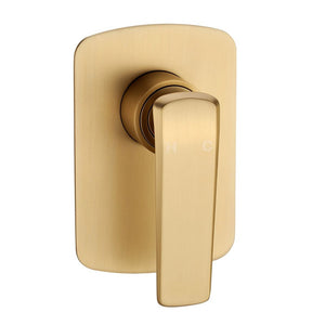WM46.04 Esperia Brushed Yellow Gold Wall Mixer
