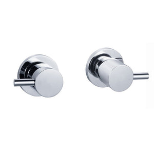 WT07.01 Pentro Chrome Round Shower Taps Set