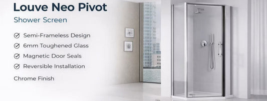 Louve Neo Pivot Shower Screen