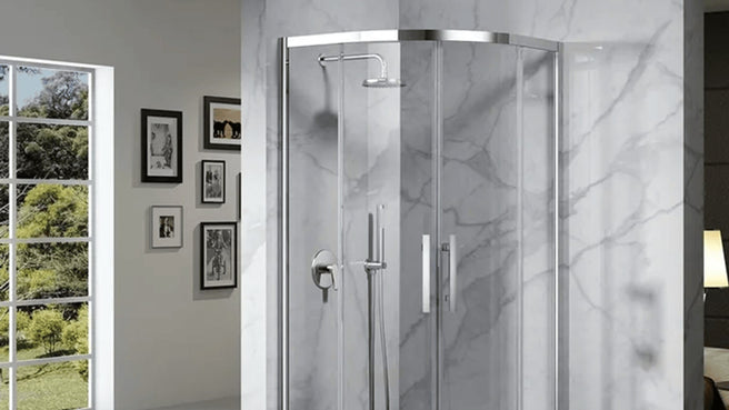 Louve Curved Slider Shower Screen collection