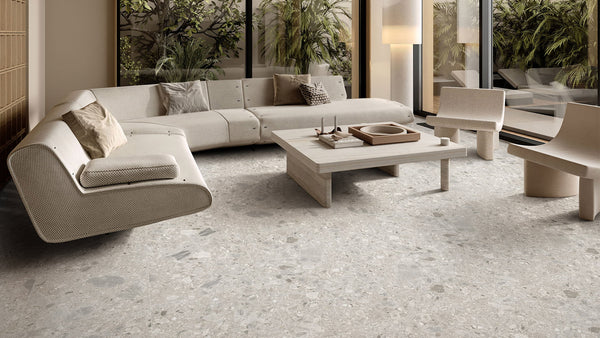 TCP LGY45MU TERRAZZO CEPPO LIGHT GREY 450X450