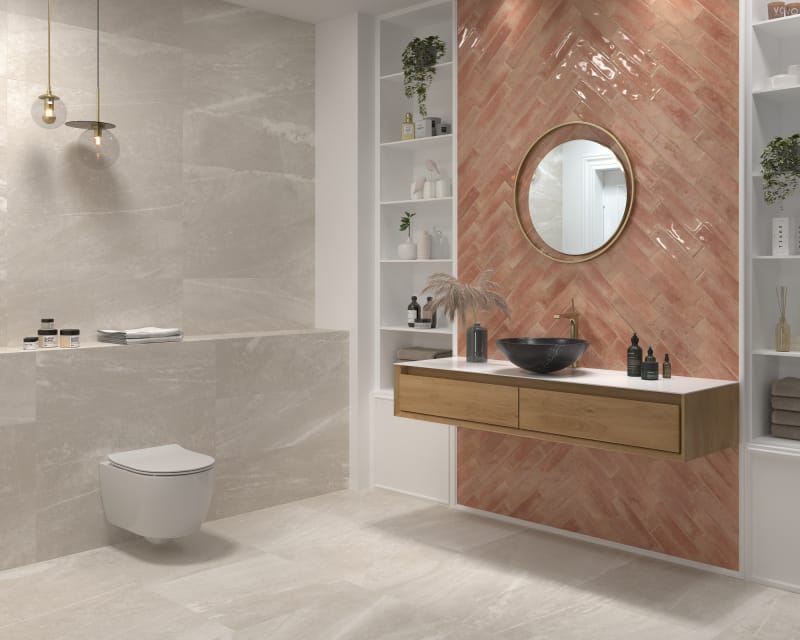 Dune Agadir Amaranto Gloss Subway Tile 70X280mm