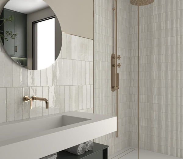 ET Tile Dune Agadir Ivory Gloss Subway Tile 70X280mm