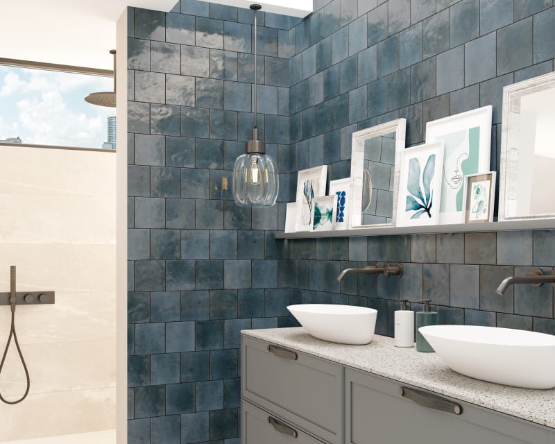 Dune Agadir Lago Gloss Subway Tile 147X147mm