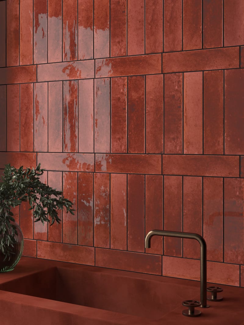 Dune Agadir Lava Gloss Subway Tile 70X280mm