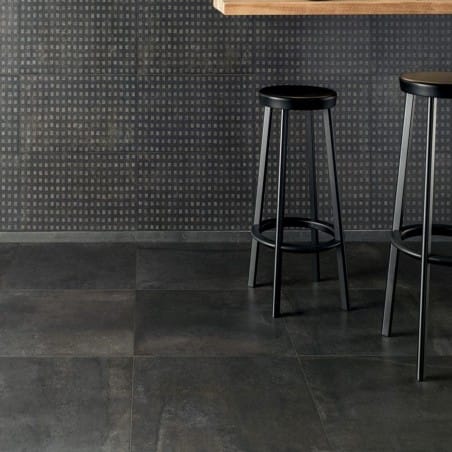 EST Tile 01161 PIEMME 60X60 BITS PITCH BLACK NAT/RET MADE IN ITALY
