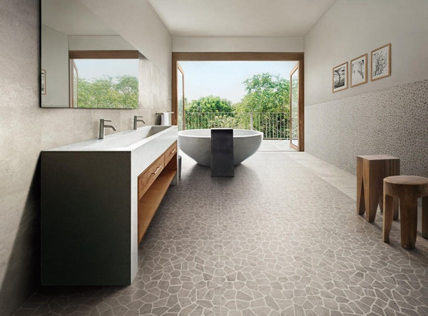 EST Tile 01210	 PIEMME 30X60 BITS POWDER BONE FACET NAT/RET MADE IN ITALY