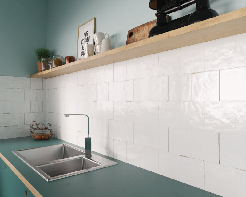 Dune Agadir Niebla Gloss Subway Tile 147X147mm