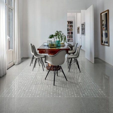 01346 PIEMME 60X60 BITS STEEL GRAIN QUAD LEV/RT MADE IN ITALY