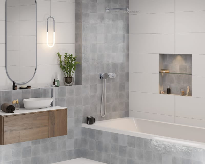 Dune Agadir Piedra Gloss Subway Tile 147X147mm