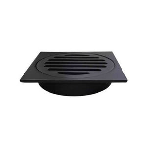 PSF01-B BLACK SHOWER GRATE FLOOR WASTE DRAIN 110*110MM