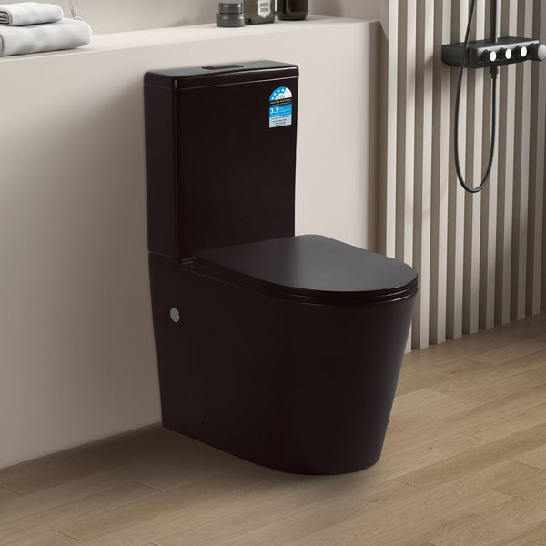 KDK022R-MB — Avis KDK022R-MB Rimless Matt Black Toilet Suite