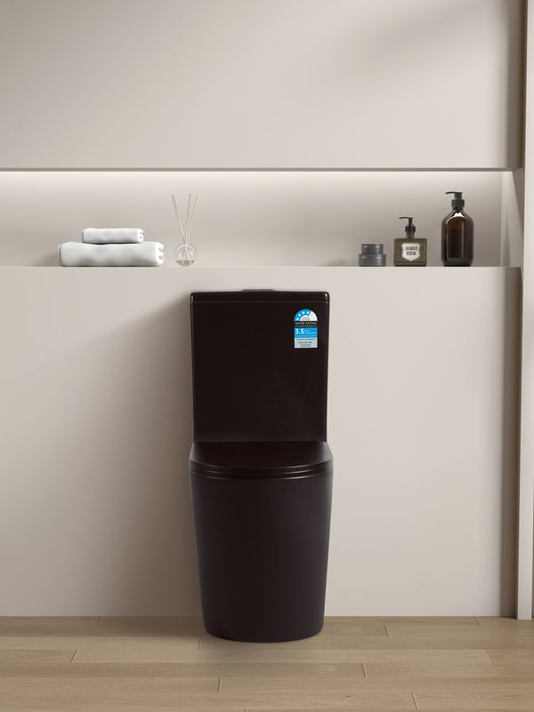 KDK022R-MB — Avis KDK022R-MB Rimless Matt Black Toilet Suite