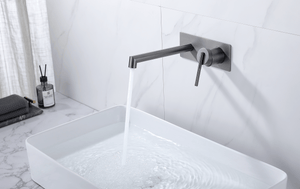TSI BU0243.BM CADDENCE SERIES BRUSHED NICKEL WALL MIXER WITH SPOUT