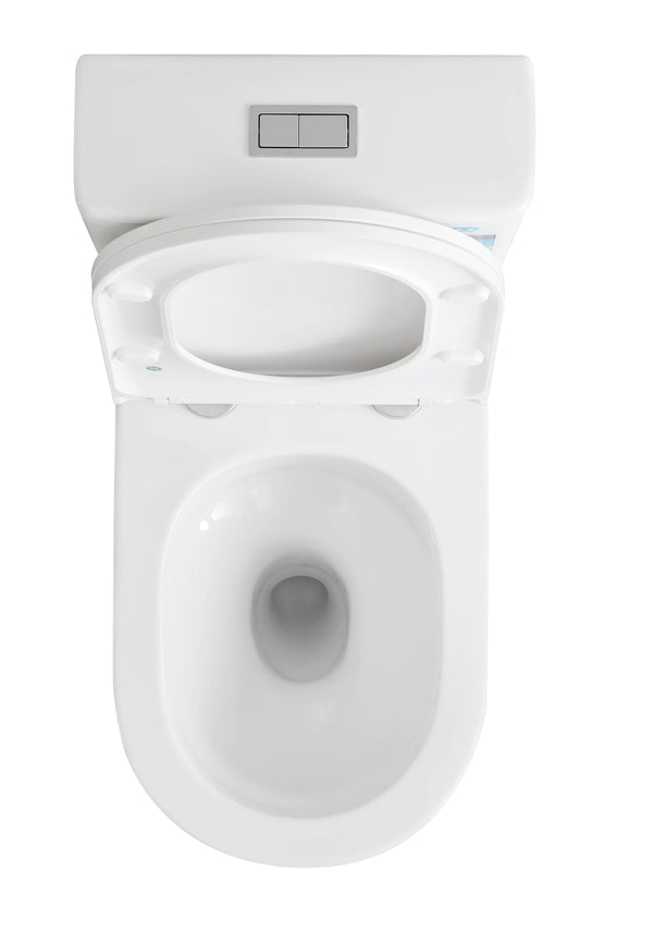 KDK Toilets V043 Sylea Tornado Rimless Back To Wall Toilet Suite 655x380x860mm