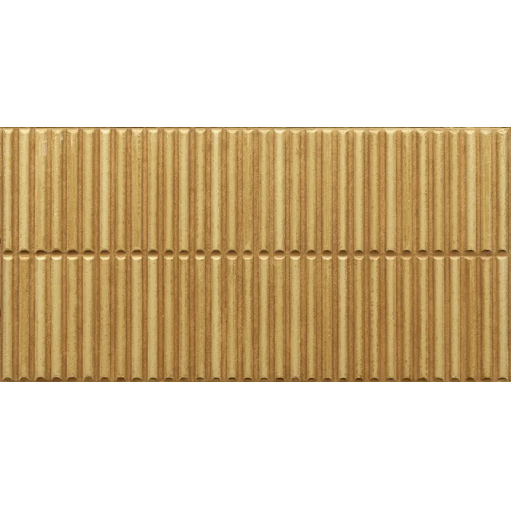 EST 05235 PIEMME 300x600MM HOMEY STRIPES MUSTARD GLOSSY MADE IN ITALY