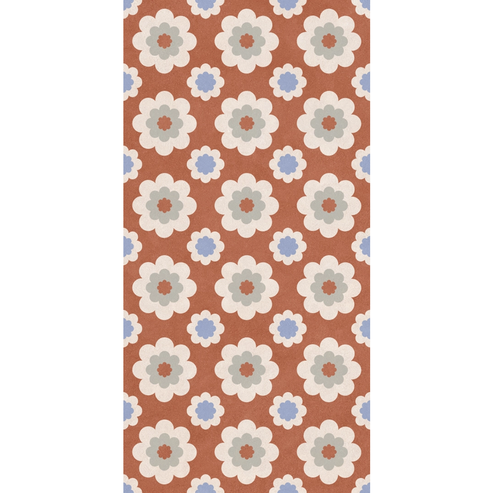 EST 05241 PIEMME 600X1200MM HOMEY FLOWER COTTO NAT/RET MADE IN ITALY