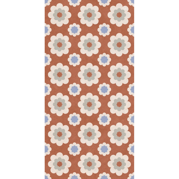 EST 05241 PIEMME 600X1200MM HOMEY FLOWER COTTO NAT/RET MADE IN ITALY