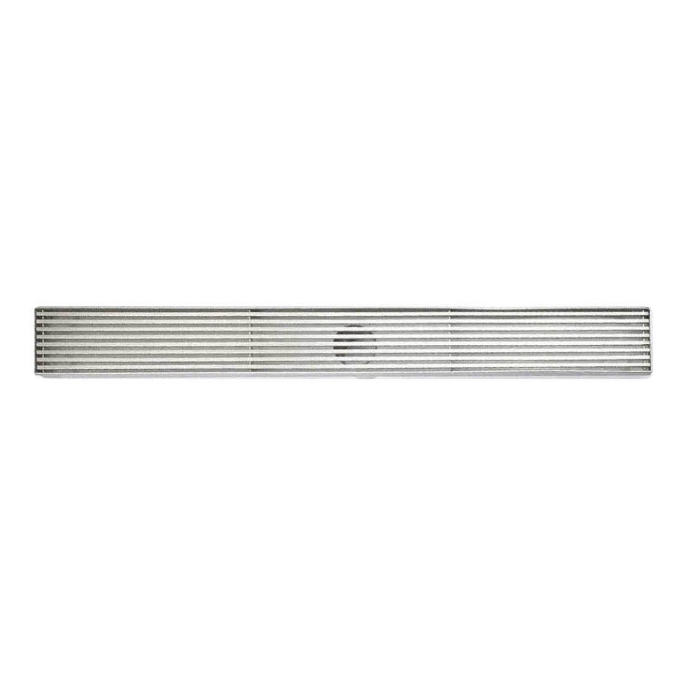 LGFD CHROME LINEAR SHOWER GRATE FLOOR WASTE 600/800/900/1000/1200MM