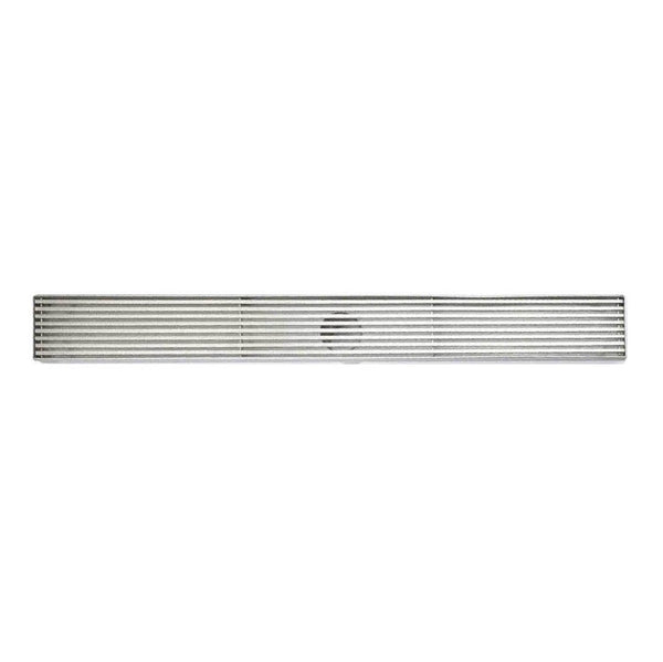 LGFD CHROME LINEAR SHOWER GRATE FLOOR WASTE 600/800/900/1000/1200MM