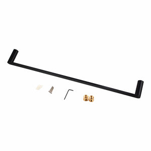 TSI Bathroom Accessories RUSHY Series Black Single Towel Rail 600mm OX6501.TR