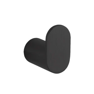 TSI Bathroom Accessories RUSHY Series Black Round Robe Hook OX6507.TR