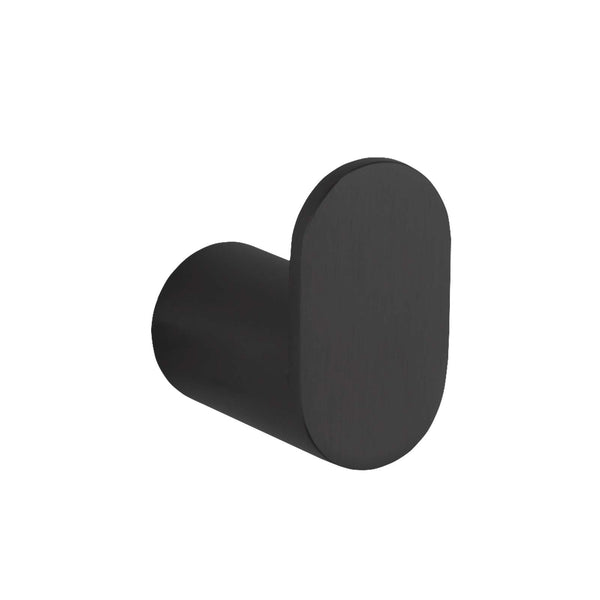 TSI Bathroom Accessories RUSHY Series Black Round Robe Hook OX6507.TR