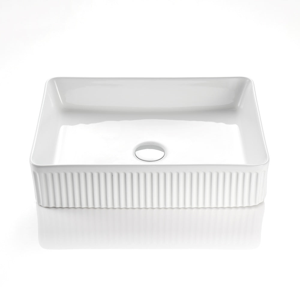 CA5038-MW Above Counter Basin 580*350*120mm Matt White