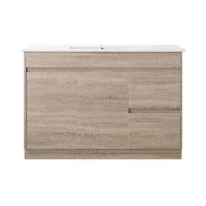 Tobi Freestanding Vanity 1200mm Prime Oak/Natural Timber Right/Left Drawers SY05-1200