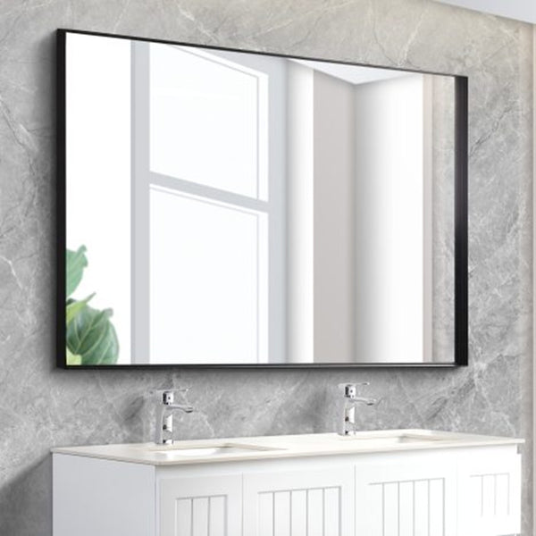 KDK- KS1290F-MB MATTE BLACK ALUMINIUM FRAMED MIRRORS 1200*-900MM