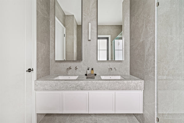 MECCA WALL BASIN/BATH MIXER SEPARATE BACK PLATE 120/160/185/230/260MM BRUSHED NICKEL