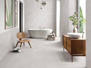 GNS Tile 13CREWHM CRS71 CRETE BIANCO WHITE MATT P4 75X300mm