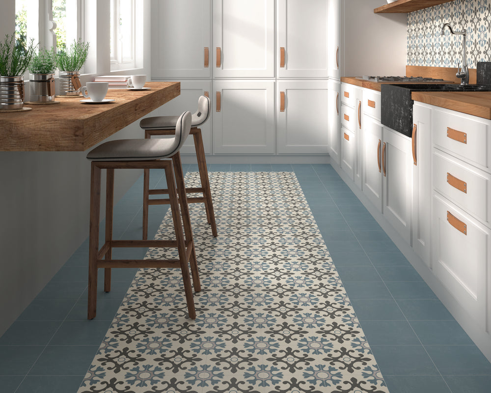 Saudade Azul Matt Feature Tile 200X200mm