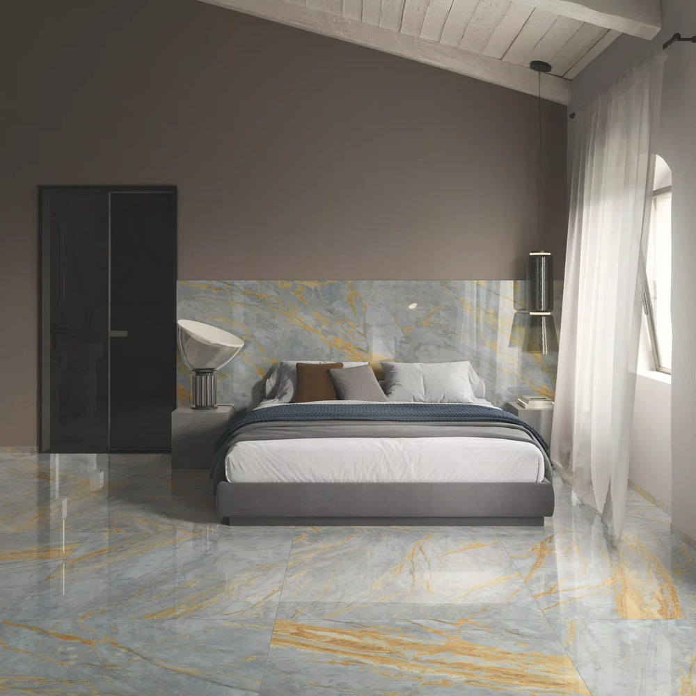 Sensi Signoria Grigio Siena Lux Mable Look Tile 1200X1200mm