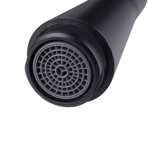 TSI Mixer Taps Round Black Pull Out Kitchen Sink Mixer Tap OX1021.KM