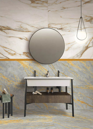 ET Tile Sensi Signoria Grigio Siena Lux Mable Look Tile 600X1200mm