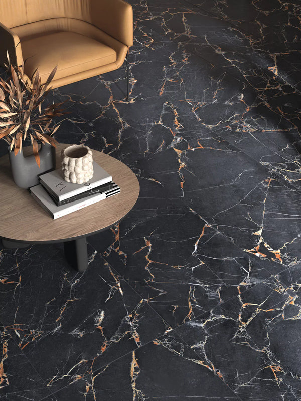 ET Tile Sensi Signoria Port Gold Natural Mable Look Tile 600X1200mm