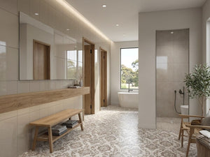 GNS Tile 15MIRGEG E234166 ANDRA MIRANDA GREIGE GLOSS 150X150MM